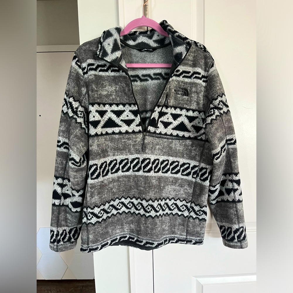 Men’s Tribal Print North Face Quarter Zip